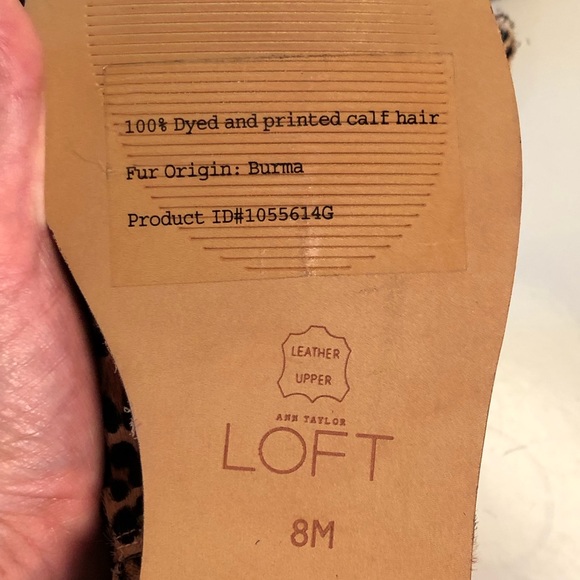 NWOT-LOFT Chelsea Bootie Leopard Print - Picture 7 of 7